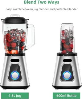 Slow Juicer Heavy Duty 1300W 1.5L Lichtgrijs