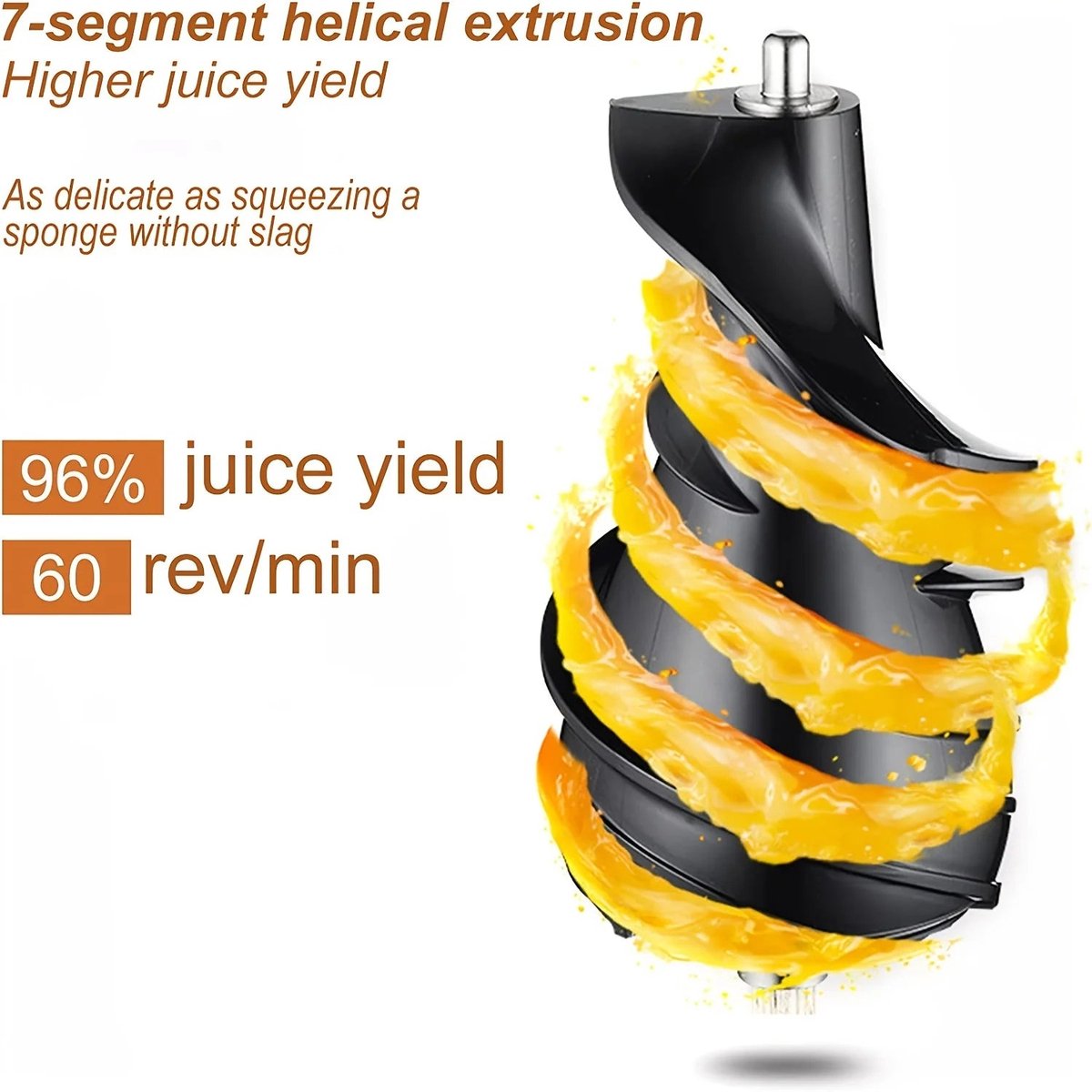 Slow Juicer Rood Cold Press Masticating Machine