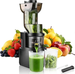 Slow Juicer sapcentrifuge zwart
