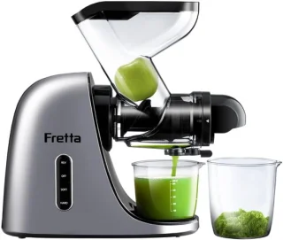Slow juicer van SolidKeus met RVS en hoge sapopbrengst, 200 W