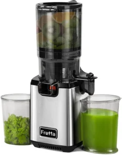 Slow juicer voor fruit en groenten met 1.8 l capaciteit van SolidKeus