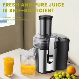 Slowjuicer 1000W Professioneel BPA-vrij RVS Sapcentrifuge