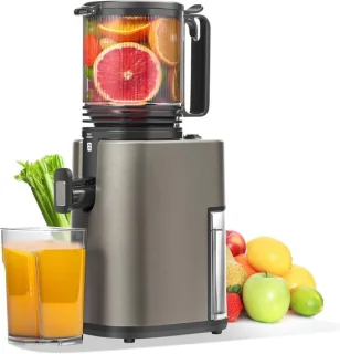 Slowjuicer 14 cm – ruime vulopening, puur sap met behoud van voedingsstoffen