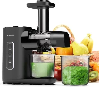 Slowjuicer 150W met 450ml Pulpcontainer