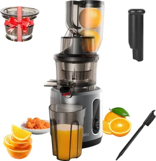 Slowjuicer 500ML 200W Zwart Met IJsfilter
