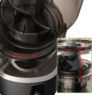 Slowjuicer 500ML 200W Zwart Met IJsfilter