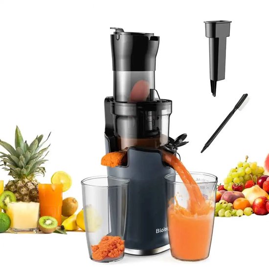 Slowjuicer 78mm Voedselinvoer 200W Juice Maker