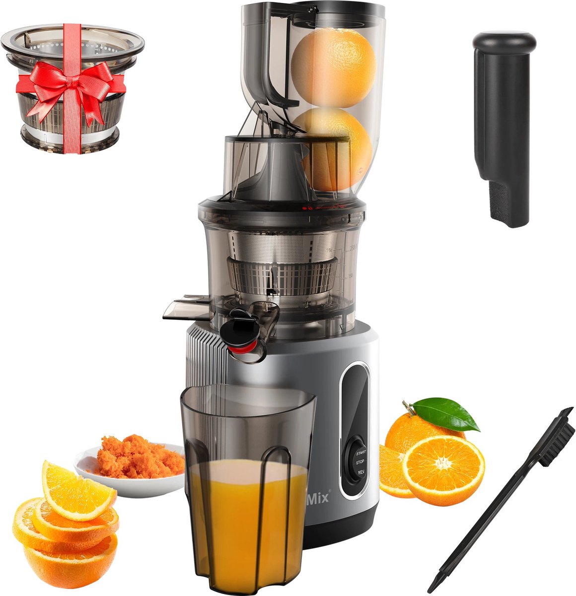 Slowjuicer Elektrisch Groenten en Fruit Blender Sapcentrifuge