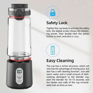 Slowjuicer Elektrische Draagbare Juicer Cup Type-C