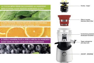 Slowjuicer Groente en Fruit Juicer