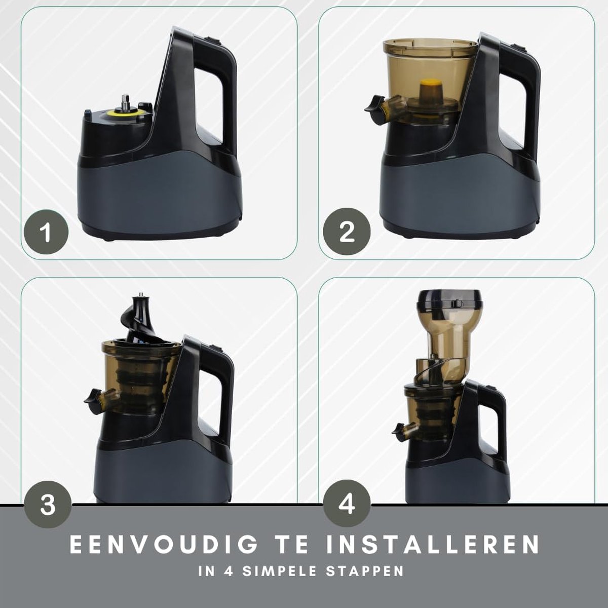 Slowjuicer Groente & Fruit Juicer