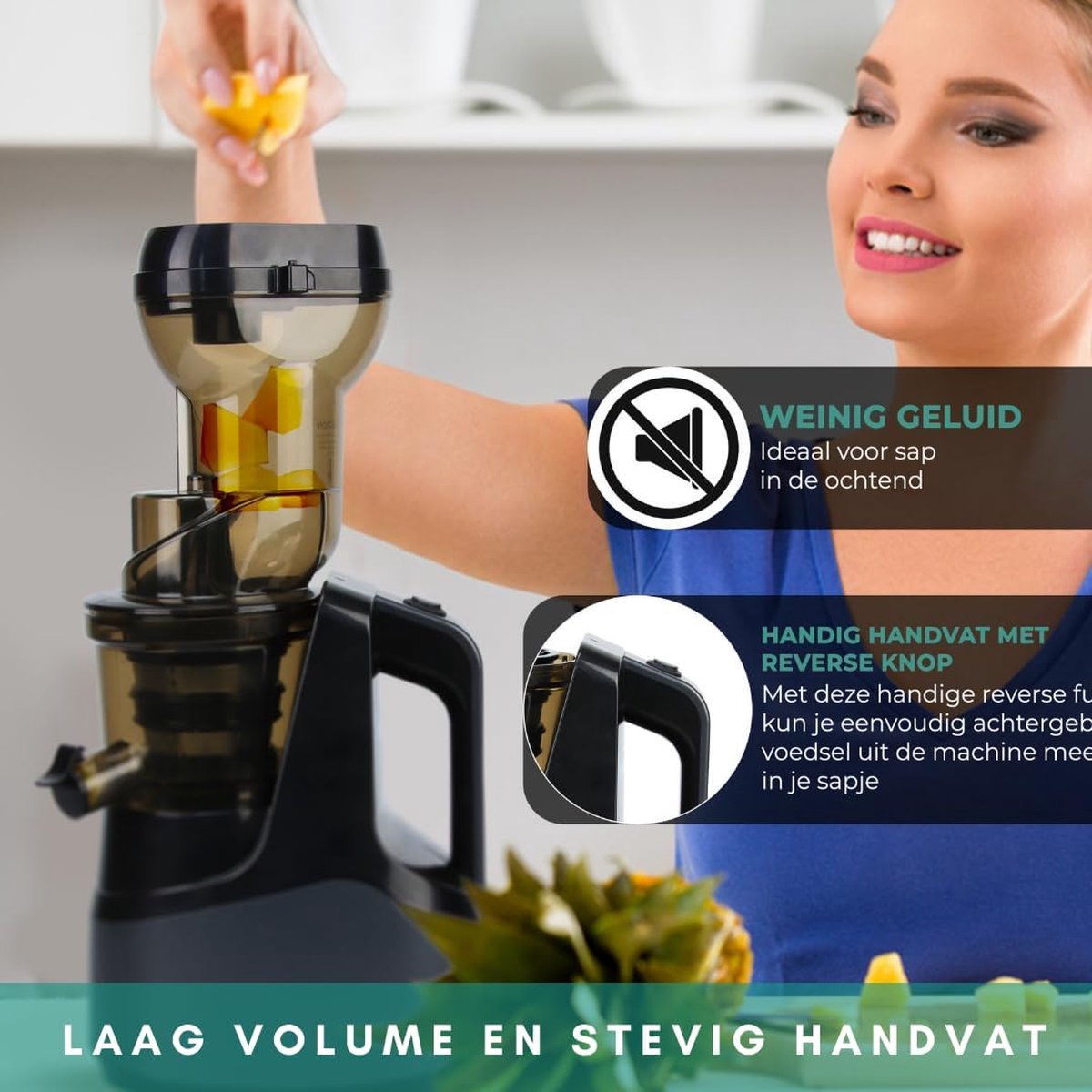 Slowjuicer Groente & Fruit Juicer