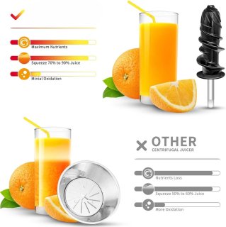 Slowjuicer Groente & Fruit Sapcentrifuge