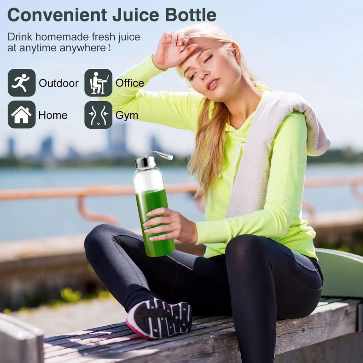 Slowjuicer Groenten- en Fruitpers BPA-vrij met Pulpcontainer