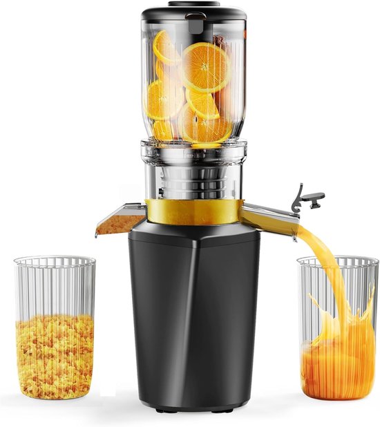 Slowjuicer Groenten- en Fruitpers BPA-vrij met Pulpcontainer