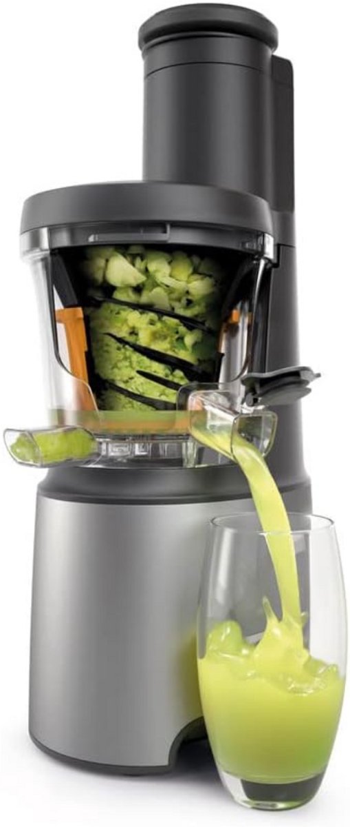 Slowjuicer Groenten en Fruitpers BPA Vrij met Pulpcontainer