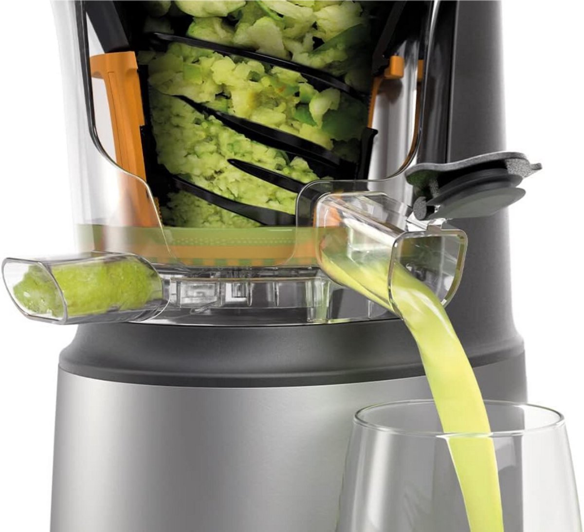 Slowjuicer Groenten en Fruitpers BPA Vrij met Pulpcontainer