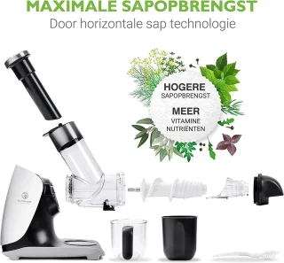 Slowjuicer Horizontale Juicer