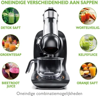 Slowjuicer Horizontale Juicer