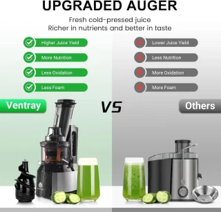 Slowjuicer Koude Pers Zwart