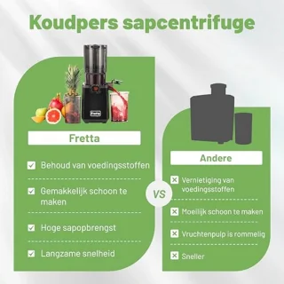 Slowjuicer Koudpers Sapcentrifuge