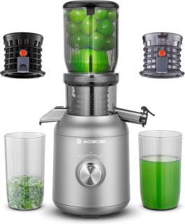 Slowjuicer Perscentrifuge — krachtige, stille slowjuicer met grote trechter