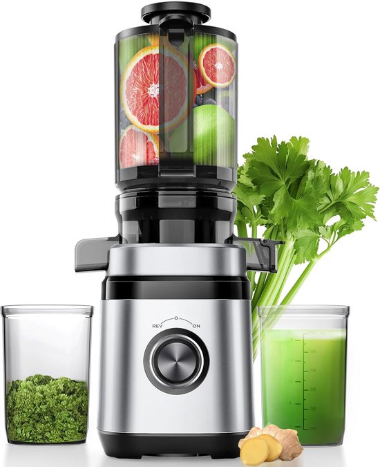 Slowjuicer Professional 1.8L 350W Zilver