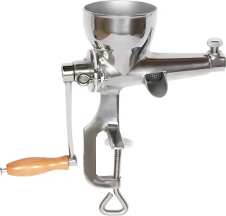 Slowjuicer RVS handmatig grijs compact Max 5.5