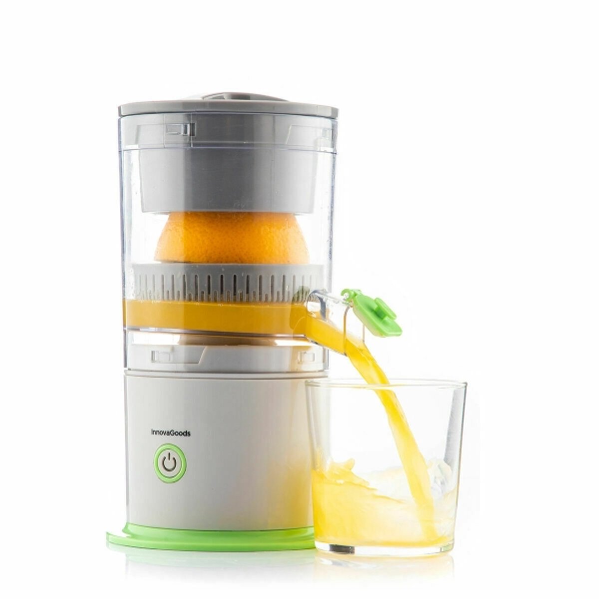 Slowjuicer sapcentrifuge elektrisch oplaadbaar voor binnen en buiten
