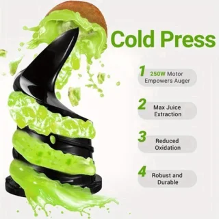Slowjuicer – sapcentrifuge – fruitpers – groentepers – zilver