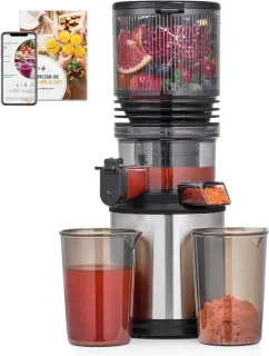 Slowjuicer sapcentrifuge zilver