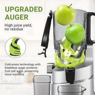 Slowjuicer sapcentrifuge zwart