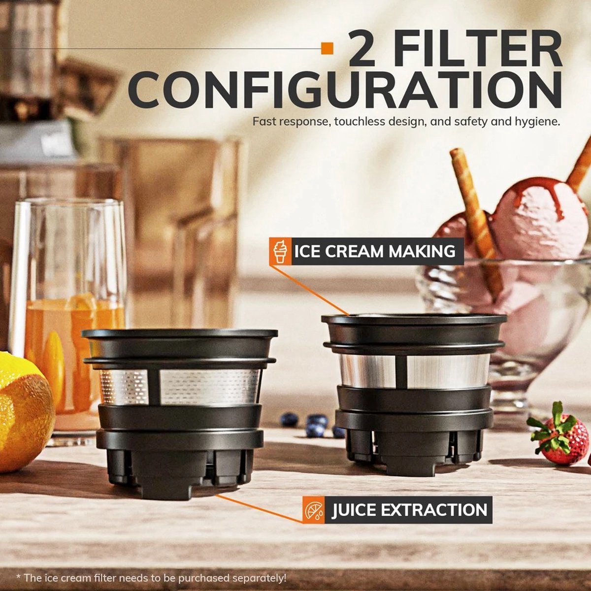 Wat vinden we goed aan de SlowJuicer Slow Juicer 1000ml 250W