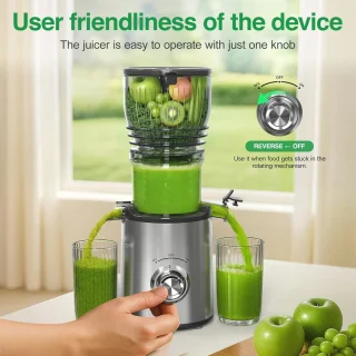 Slowjuicer voor groenten en fruit