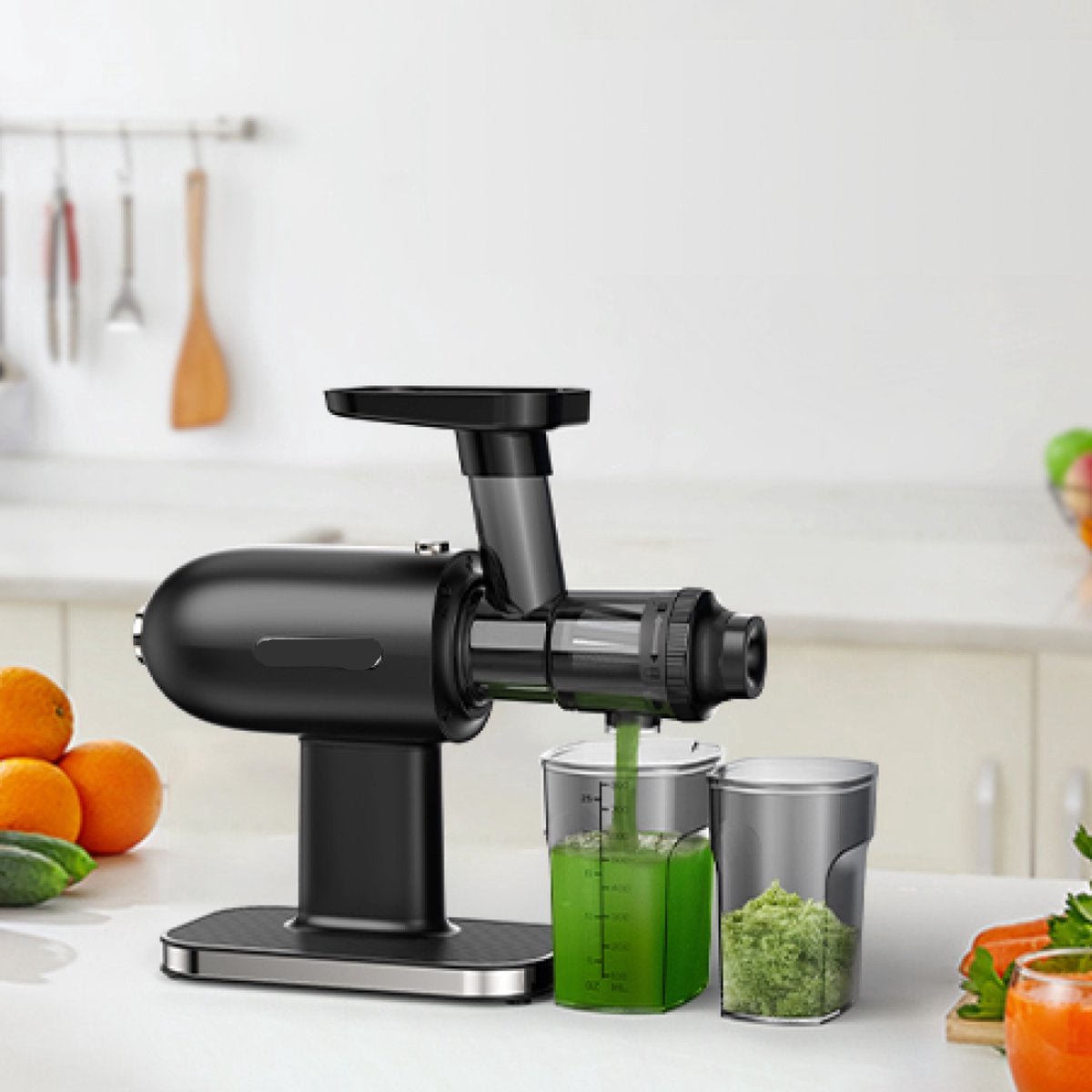 Slowjuicer Zwart - Sapcentrifuge en Blender