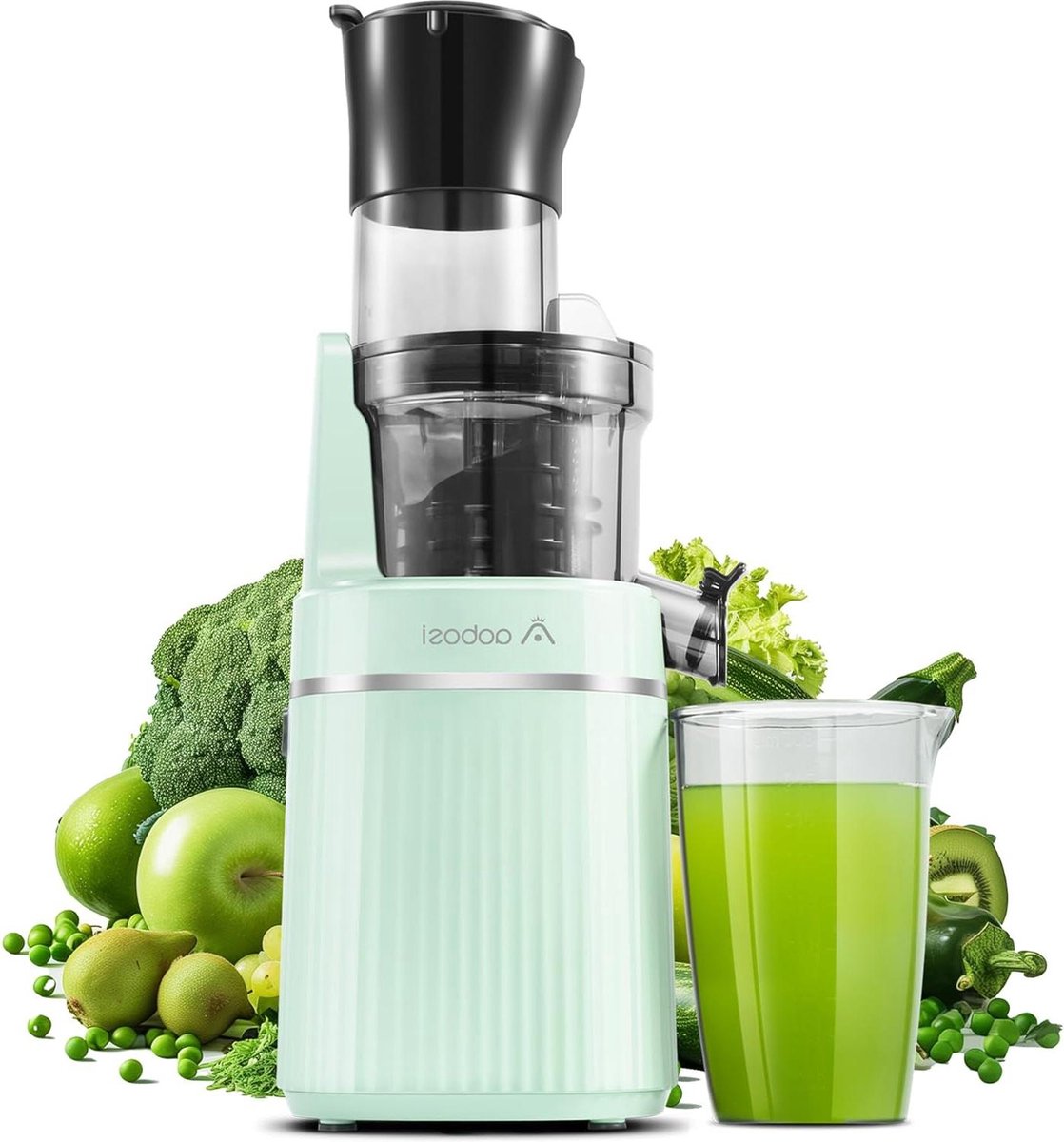 De Smart Chip 200W Slowjuicer Met Twee Filtergroottes in één oogopslag