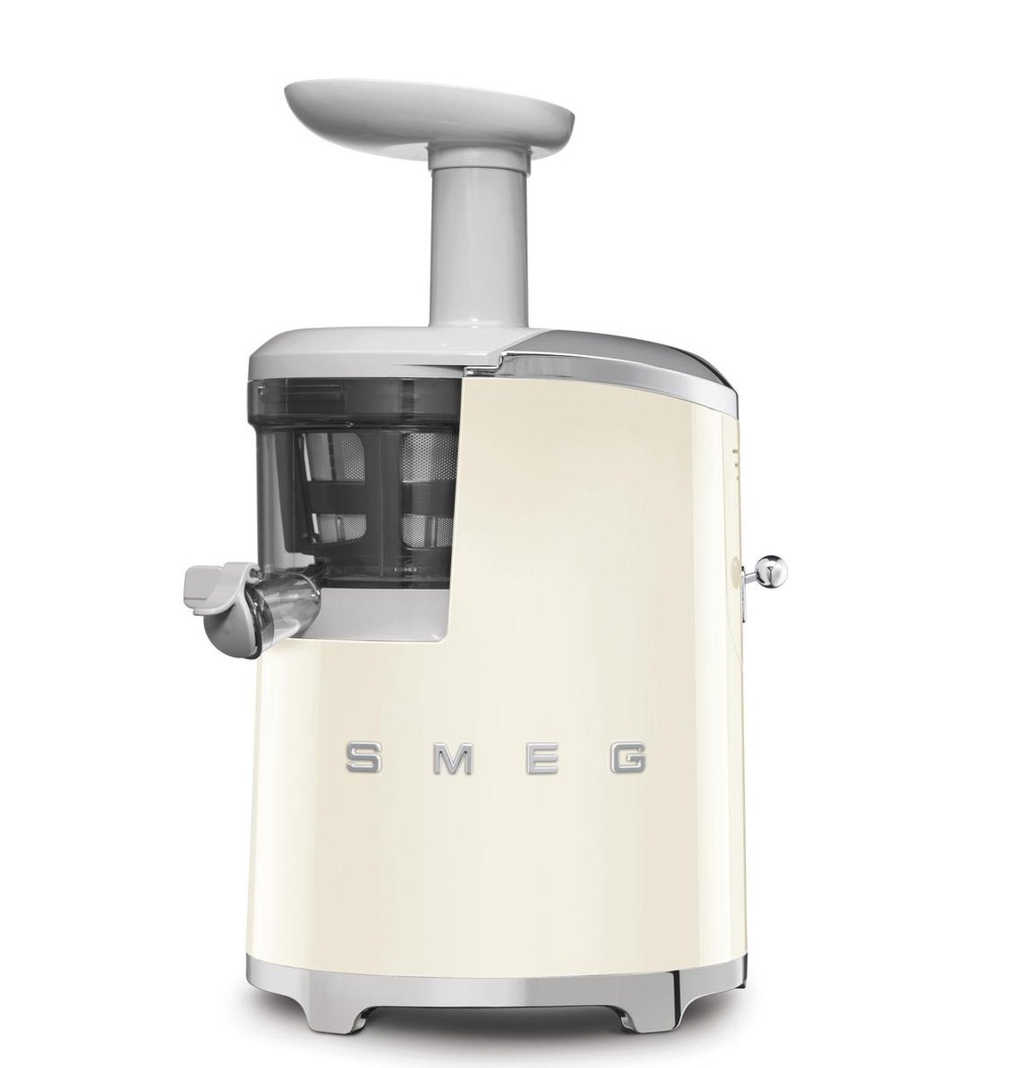 De Smeg SJF01CREU slowjuicer creme in één oogopslag