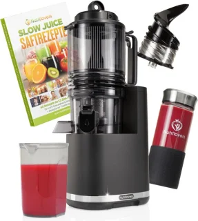 SnelShoppen slow juicer NUTRI-PRESS MAX+ zwart