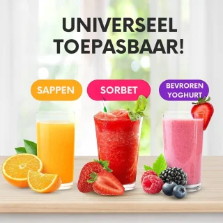 SNJY® Slowjuicer Zwart/Zilver
