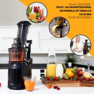 Thuys Luxe Slowjuicer Sapcentrifuge 2L Zwart