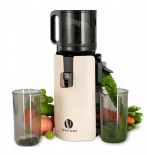 Ventray MAX120 Slowjuicer - koudpers sapcentrifuge - crème