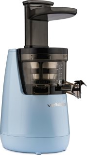 De Versapers 5G Slowjuicer Verticaal Pastelblauw in één oogopslag