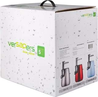 Versapers 5G Slowjuicer Verticaal Pastelblauw