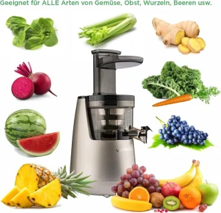 Versapers 5G Slowjuicer Verticaal Rood