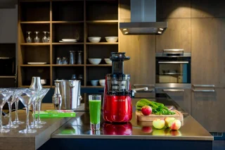 Versapers 5G Slowjuicer Verticaal Rood