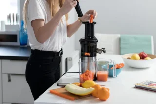 Verticale Slowjuicer - Zwart