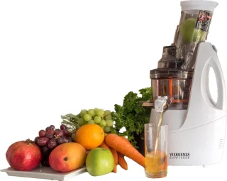 Vierkenzs Elite 1800B slowjuicer wit
