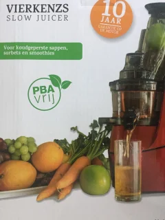 Vierkenzs Elite 1800B slowjuicer wit