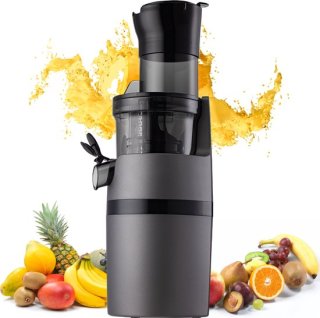 V&M Healthy Slowjuicer Antraciet 800 ml