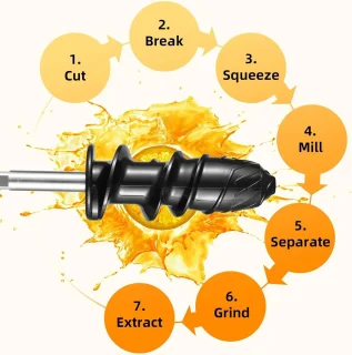 WNHB® Slowjuicer opzetstuk voor KitchenAid keukenmachine wit